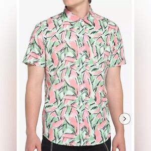 Netflix Stranger Things Jim Hopper Hawaiian Shirt XS Retro 80s